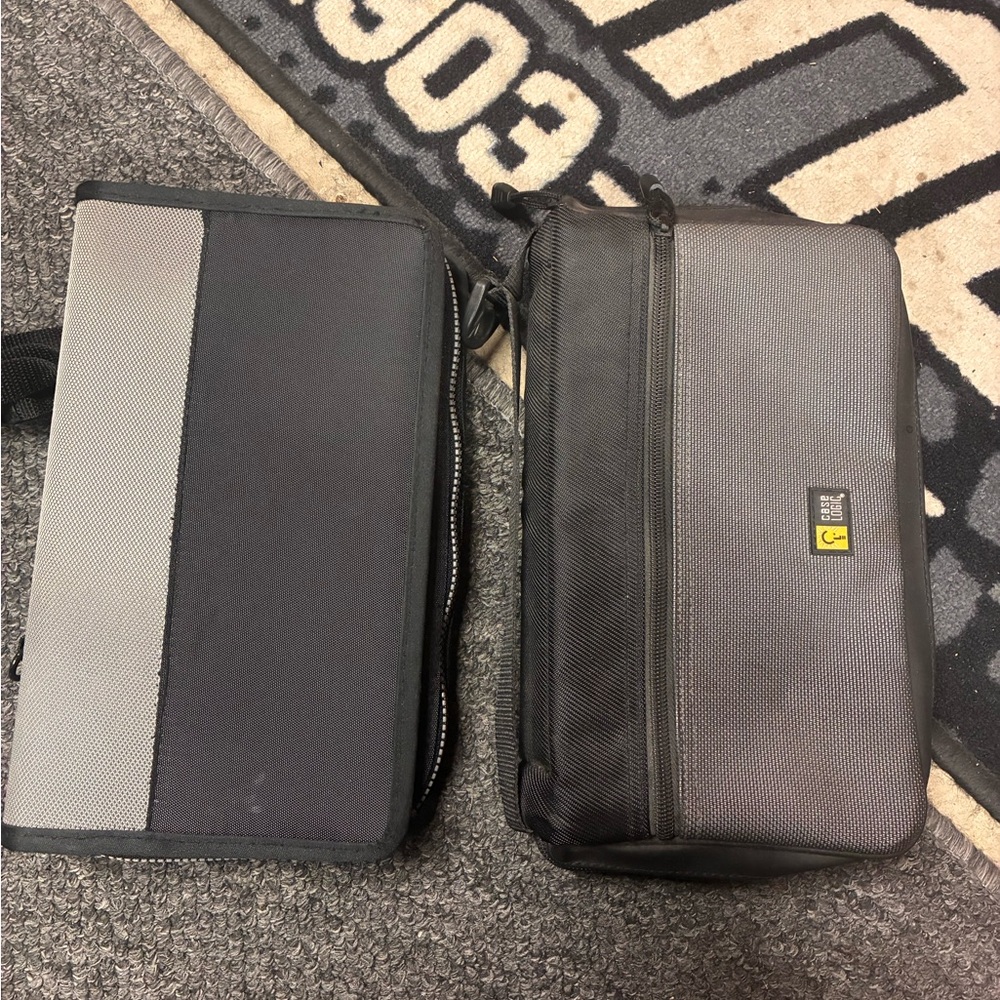 Black CD holders